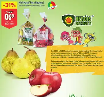 ALDI Mini Maçã/ Pera Nacional promoção