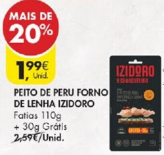 Peito de Peru Forno de Lenha Izidoro 110g