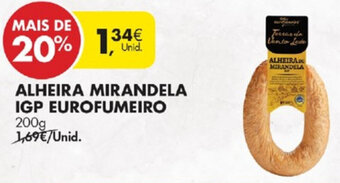 Pingo Doce Alheira Mirandela IGP Eurofumeiro 200g promoção