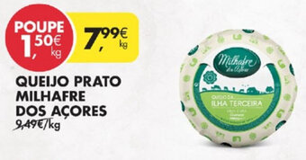 Pingo Doce Queijo Prato Milhafre Dos Açores promoção