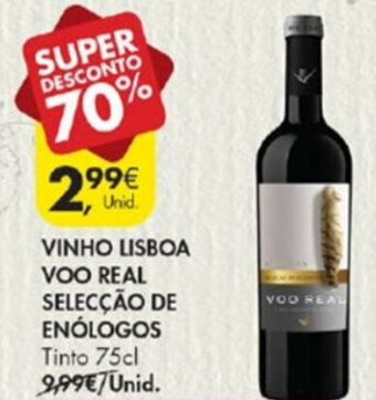 Pingo Doce Vinho Lisboa Voo Real Selecção de Enólogos 75cl promoção