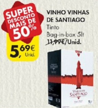 Vinho Vinhas de Santiago 5lt