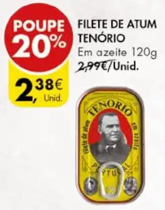 FILETE DE ATUM TENÓRIO Em azeite 120g