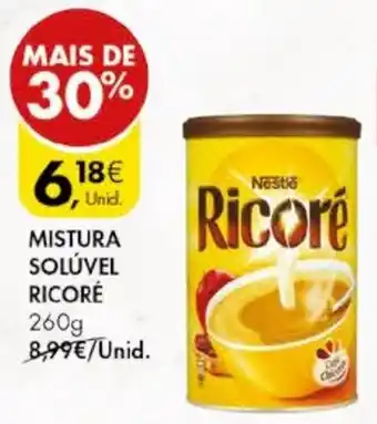 Pingo Doce MISTURA SOLÚVEL RICORÉ 260g promoção