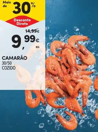 Continente Bom dia CAMARÃO 30/50 COZIDO promoção