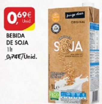 Pingo Doce Bebida de Soja 1lt promoção
