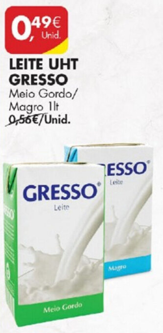 Leite UHt Gresso 1lt