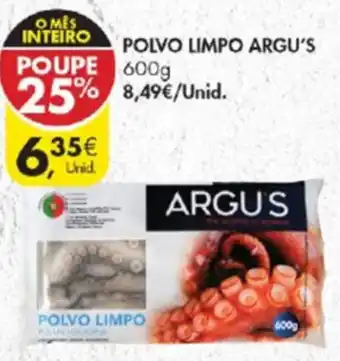 Pingo Doce Polvo Limpo Agru's 600g promoção