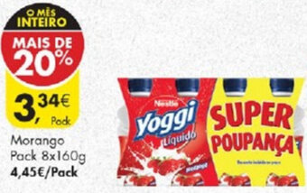Pingo Doce Iogurte Líquido Aroma Yoggi 8x160g promoção
