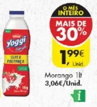 Pingo Doce Iogurte Líquido Aroma Yoggi 1lt promoção
