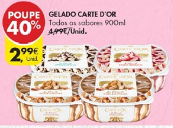 Pingo Doce Gelado Carte D'Or 900ml promoção