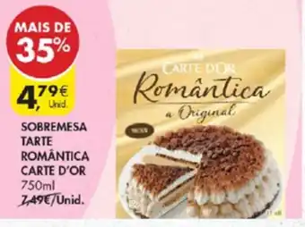 Pingo Doce Sobremesa Tarte Romântica CArte D'Or 750ml promoção