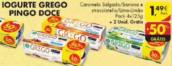 Pingo Doce Iogurte Grego Pingo Doce 4x125g promoção