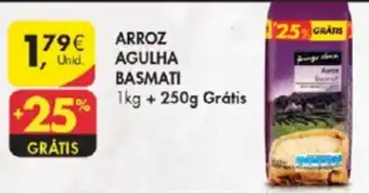 Pingo Doce Arroz Agulha Basmati promoção