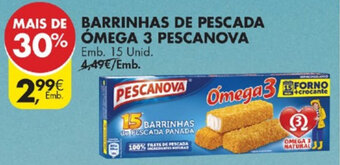 Barrinhas de Pescada Ómega 3 Pescanova 15 unid
