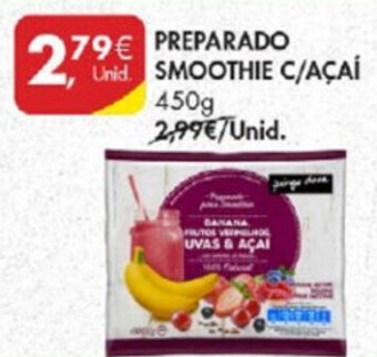 Pingo Doce Preparado Smoothie C/Açaí 450g promoção