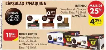 Pingo Doce Cápsulas P/Máquina Dolce Gusto 32 Unid promoção