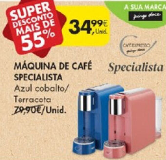 Pingo Doce Máquina de Café Specialista promoção
