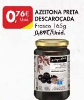 Pingo Doce Azeitona Preta Descaroçada 165g promoção