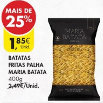 Pingo Doce Batatas Fritas Palha Maria Batata 400g promoção