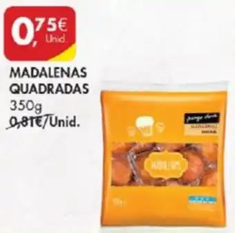Pingo Doce Madalenas Quadradas 350g promoção