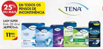 Pingo Doce Tena Lady Super 30 unid promoção