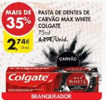 Pasta de Dentes de Carvão Max White Colgate 75ml