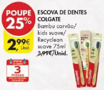 Pingo Doce Escova de Dentes Colgate 75ml promoção