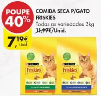 Pingo Doce Comeda Seca P/Gato Friskies 3kg promoção