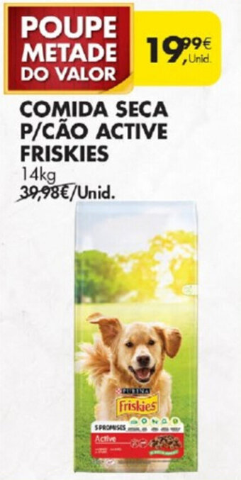 Pingo Doce Comida Seca P/Cão Friskies 14kg promoção