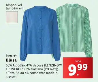 Lidl Esmara Blusa promoção