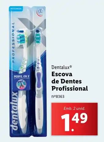Lidl Dentalux Escova de Dentes Profissional promoção