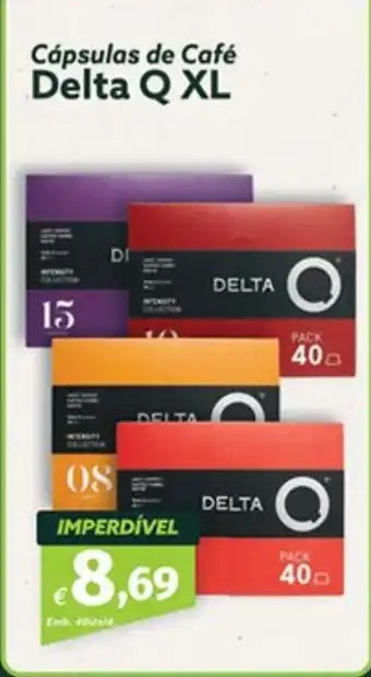 Cápsulas de Café Delta Q XL