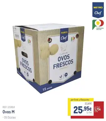 Makro Ovos M promoção