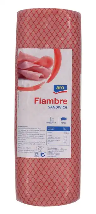Makro aro Fiambre Sandwich Kg promoção