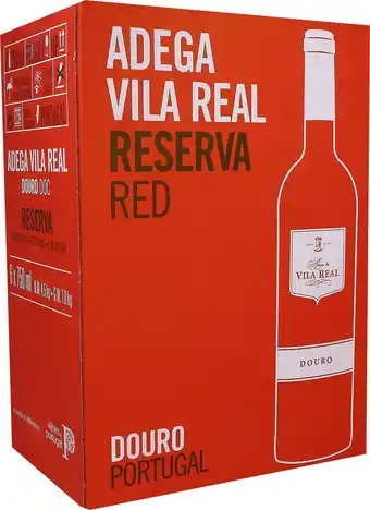 Makro ADEGA VILA REAL Vinho Douro Reserva Tinto 75 Cl promoção