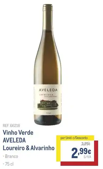Vinho Verde AVELEDA Loureiro & Alvarinho