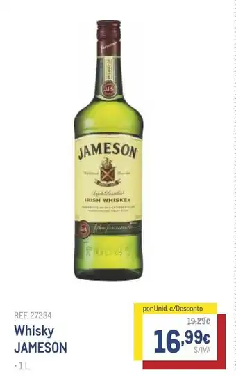 Whisky JAMESON 1L