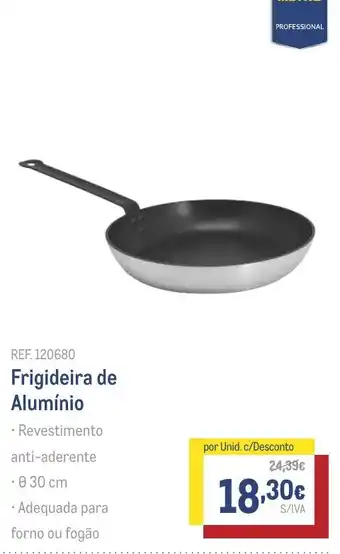 Makro Frigideira de Alumínio promoção