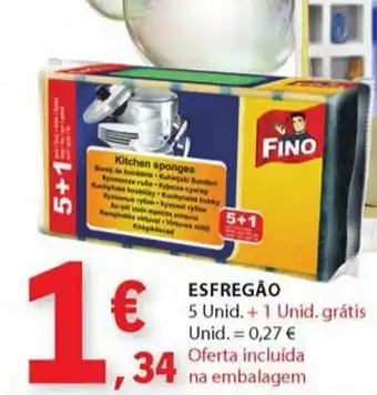 E.Leclerc ESFREGÃO 5 Unid. + 1 Unid.grátis promoção