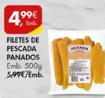 Pingo Doce FILETES DE PESCADA PANADOS Emb. 500g promoção