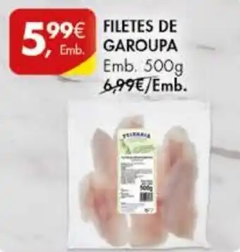 Pingo Doce FILETES DE GAROUPA Emb. 500g promoção