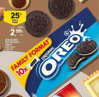 Continente BOLACHAS RECHEADAS OREO promoção