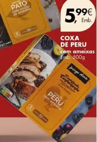 Pingo Doce COXA DE PERU com ameixas Emb. 500g promoção