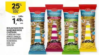 Continente BOLACHAS DOS MARINHEIROS CUETARA promoção