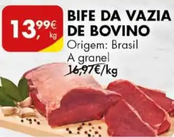 Pingo Doce BIFE DA VAZIA DE BOVINO kg promoção