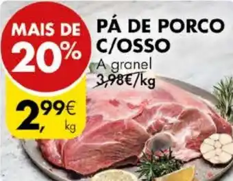 Pingo Doce PÁ DE PORCO C/OSSO a granel promoção