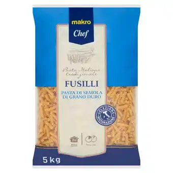 Makro METRO Chef Fusilli 5 Kg promoção