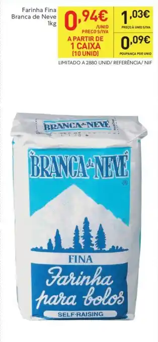 Farinha Fina Branca de Neve 1kg