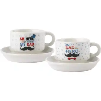 Continente Conjunto 2 Chávenas Café 100ml My Hero My Dad Dia do Pai promoção